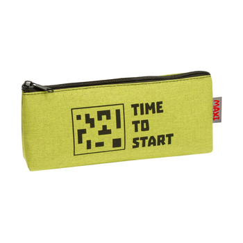 Пенал Maxi Time to Start "Тетріс" 1 отделение прямоугольный на молнии фисташковый (MX87414)