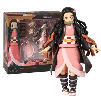 Коллекционная подвижная аниме-фигурка Demon Slayer: Nezuko Kamado - Клинок рассекающих демонов Незуко, 14 см
