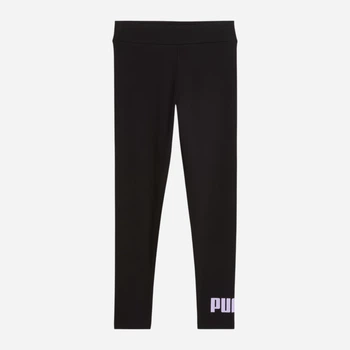 Підліткові лосини для дівчинки Puma Essentials 2 Color No.1 Logo 68607355 158-164 см Black/Light Lavender (4070033304136)