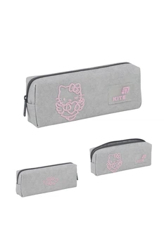 Пенал школьный Kite Hello Kitty цвет серый KITE ЦБ-00297740