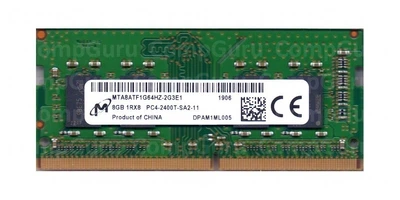 Оперативная память для ноутбука Micron 8GB DDR4 2400MHz SO-DIMM 1Rx8 (MTA8ATF1G64HZ-2G3E1) код CG-439684574