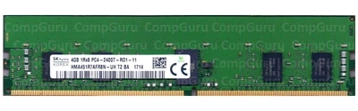 Оперативная память для сервера SK hynix 4GB DDR4 2400MHz RDIMM 1Rx8 (HMA451R7AFR8N-UH)