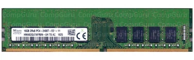 Оперативная память для ПК SK hynix 16GB DDR4 2400MHz UDIMM ECC 2Rx8 (HMA82GU7AFR8N-UH)