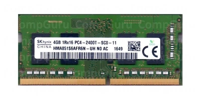 Оперативна пам'ять для ноутбука SK hynix 4GB DDR4 2400MHz SO-DIMM 1Rx16 (HMA851S6AFR6N-UH)