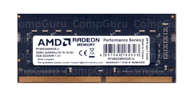 Оперативна пам'ять для ноутбука AMD 8GB DDR4 2400MHz SO-DIMM (R748G2400S2S-U)