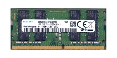 Оперативная память для ноутбука Samsung 16GB DDR4 2400MHz SO-DIMM 2Rx8 (M471A2K43DB1-CRC)