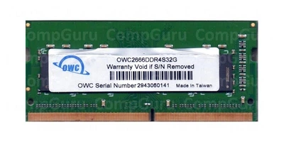 Оперативна пам'ять для ноутбука OWC 32GB DDR4 2666MHz SO-DIMM (OWC2666DDR4S32G)