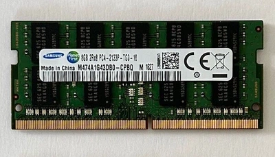 Оперативна пам'ять для ноутбука Samsung 8GB DDR4 2133MHz SO-DIMM ECC 2Rx8 (M474A1G43DB0-CPBQ)