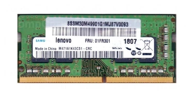 Оперативная память для ноутбука Lenovo 8GB DDR4 2400MHz SO-DIMM 1Rx8 (01FR301)