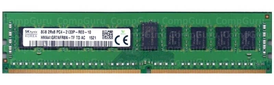 Оперативна пам'ять для сервера SK hynix 8GB DDR4 2133MHz RDIMM 2Rx8 (HMA41GR7AFR8N-TF)