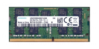 Оперативна пам'ять для ноутбука Samsung 8GB DDR4 2133MHz SO-DIMM ECC 2Rx8 (M474A1G43EB1-CPBQ)