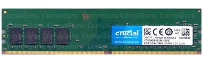 Оперативна пам'ять для ПК Crucial 8GB DDR4 2666MHz UDIMM (CT8G4DFS8266.C8FE)