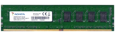 Оперативна пам'ять для ПК ADATA 8GB DDR4 2400MHz UDIMM 1Rx8 (AM2P24HC8T1-BUSS)