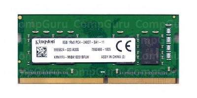 Оперативна пам'ять для ноутбука Kingston 8GB DDR4 2400MHz SO-DIMM 1Rx8 (KMKYF9-MIBK18051BFUH)