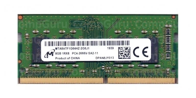 Оперативна пам'ять для ноутбука Micron 8GB DDR4 2666MHz SO-DIMM 1Rx8 (MTA8ATF1G64HZ-2G6J1)