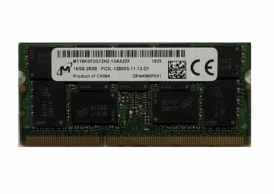 Оперативна пам'ять для ноутбука Micron 16GB DDR3L 1600MHz SO-DIMM (MT18KSF2G72HZ-1G6A2)