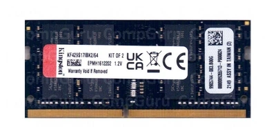 Оперативная память для ноутбука Kingston 32GB DDR4 2933MHz SO-DIMM (KF429S17IB/32)