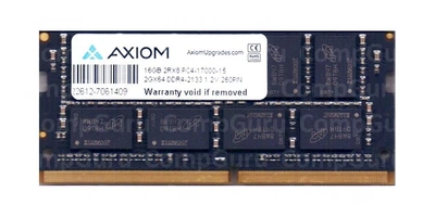 Оперативная память для ноутбука Axiom 16GB DDR4 2133MHz SO-DIMM 2Rx8 (22612-7061409)