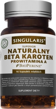 Suplement diety Singularis Beta Karoten naturalny, 90 kapsułek (5907796631225)