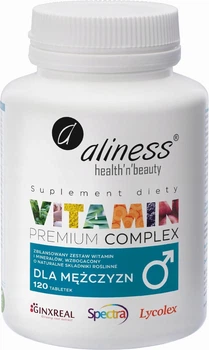Suplement diety Aliness Vitamin Premium Complex dla mężczyzn 120 tabletek (5903242581953)