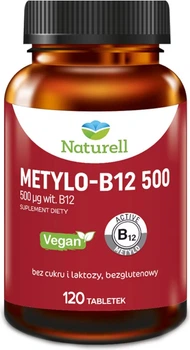 Suplement diety Naturell Metylo-B12 500 120 tabletek (5903031288780)