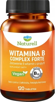 Suplement diety Naturell Witamina B Complex Forte 120 tabletek (5903031288803)