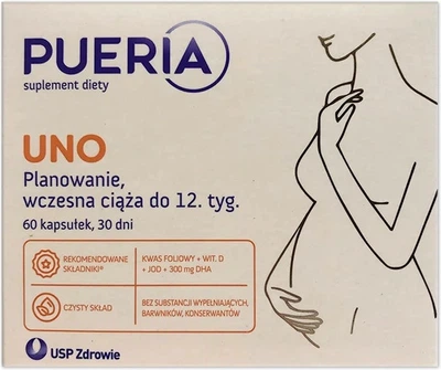 Дієтична добавка Pueria Uno для вагітних 60 капсул (5903031283907)