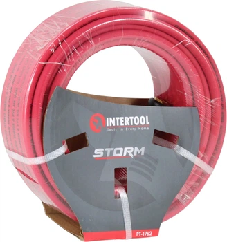 Шланг компрессора 6х11мм. 20Атм. 20м. (Intertool) (резиновый усил.) (PT-1762)