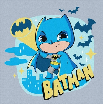 Картина за номерами WB Batman: Герой темряви 25 х 25 Ідейка (KHO1342)