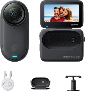 Екшн-камера Insta360 GO 3S 4K Standard Bundle 128GB Black (CINSAATA_GO3S13)
