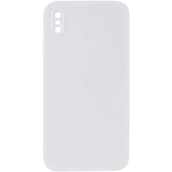 Чохол Silk Square Full Camera Protective (AA) NO LOGO для Apple iPhone X / XS (5.8") Білий / White - 00000072151_2