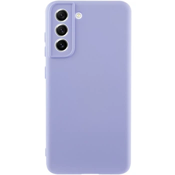 Чохол TPU GETMAN Liquid Silk Full Camera для Samsung Galaxy S21 Бузковий / Light purple - 00000074061_20