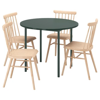 Стіл і 4 стільці ІКЕА IKEA PS 2026 / HÖGVED 96 см сосна (s39634416)