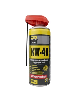 Смазка многофункциональная с клапаном Kraft KW-40 400 мл