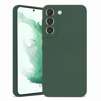 Чехол Fiji Full Soft Premium для Samsung Galaxy S21 (G991) противоударный бампер с микрофиброй Dark Green