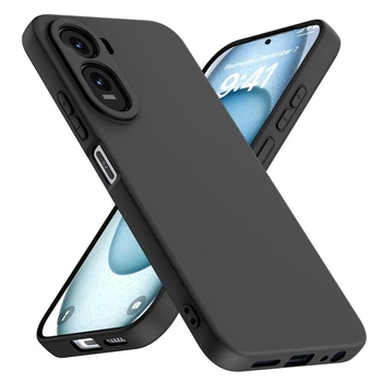 Чехол Fiji Full Soft Premium для Xiaomi Redmi A7 Pro противоударный бампер с микрофиброй Black