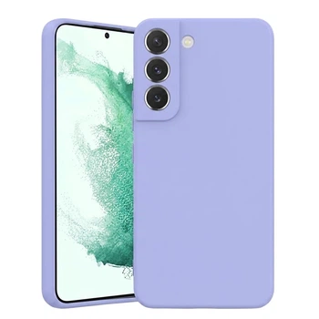 Чехол Fiji Full Soft Premium для Samsung Galaxy S21 (G991) противоударный бампер с микрофиброй Violet
