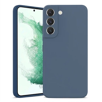 Чехол Fiji Full Soft Premium для Samsung Galaxy S21 (G991) противоударный бампер с микрофиброй Dark Blue