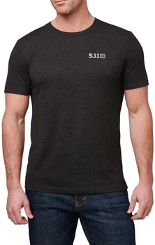 Футболка 5.11 Tactical Triblend Legacy Short Sleeve Tee S black heather
