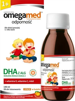 Suplement diety Polski Lek Omegamed Resistance 1+ DHA 140 ml (5901785303506)