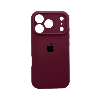 Чохол для смартфона Silicone Full Case AA Camera Protect for Apple iPhone 17 Pro 35,Maroon