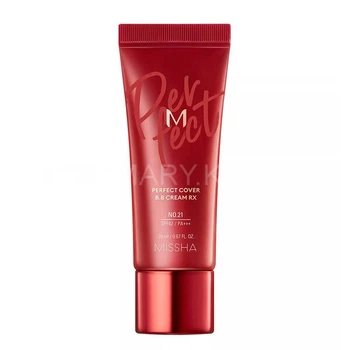 MISSHA M Perfect Cover BB Cream RX 20 мл №21 Light Beige (светлый бежевый) Улучшенная версия ББ крема