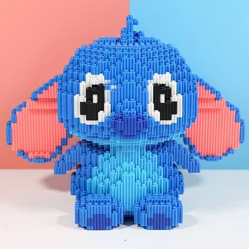 3D Конструктор Bricks Stitch Baby 26 см Фигурка Стич Набор Мини Блоки (01877)