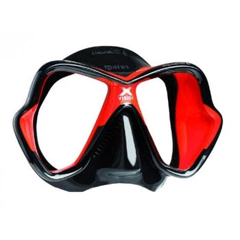 Маска для дайвінгу Mares X-Vision Liquidskin 13 чорно-червоний (411045.RDK)