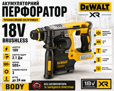 Перфоратор 18V SDS+ без акумулятора