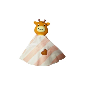 Игрушка MISOKO для собак олень латекс коричневый с розовым 18.5 см