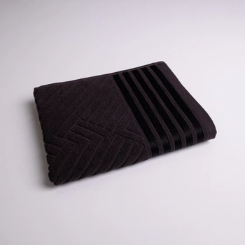 Полотенце махровое среднее SOFT GM Textile 50х90см 500г/м2 (Шоколадный)