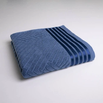 Полотенце банное махровое SOFT GM Textile 70х140см 500г/м2 (Синий)