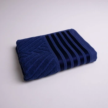 Полотенце для рук и лица махровое SOFT GM Textile 40х70см 500г/м2 (Темно-синий)