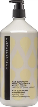 Увлажняющая маска для сухих волос Barex Italiana Contempora Dry Hair Hydrating Mask 1000 мл для мягкости и восстановления